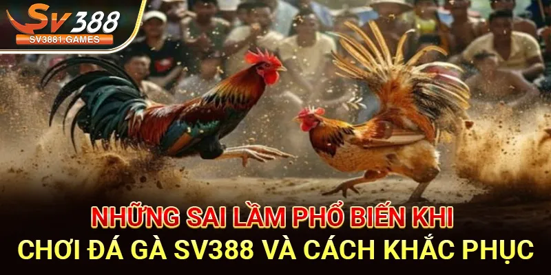 Những Sai Lầm Phổ Biến Khi Chơi Đá Gà SV388